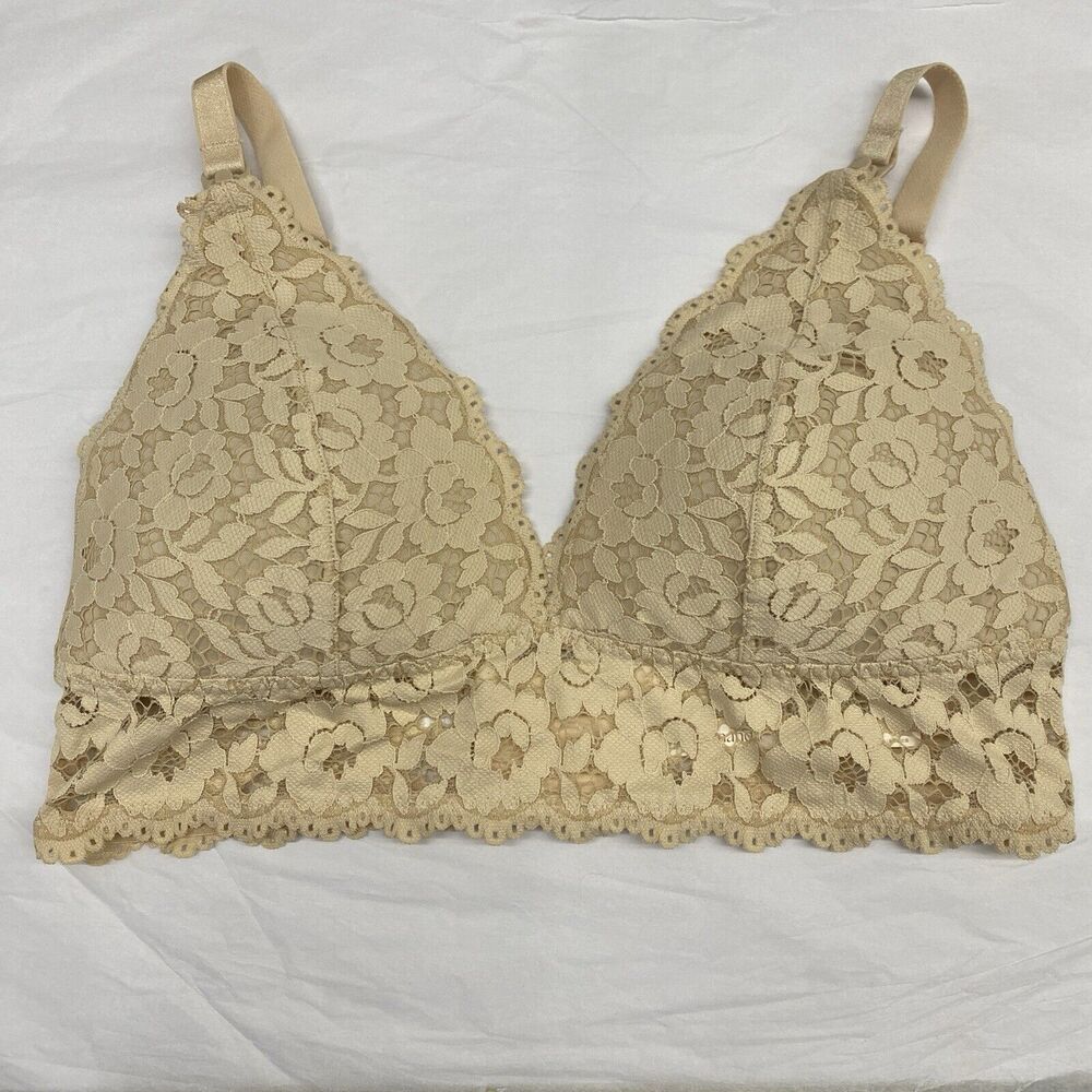 Momanda Women's Nursing Bras Non Wired Lace Bralette Padded Breastfeeding 38DD